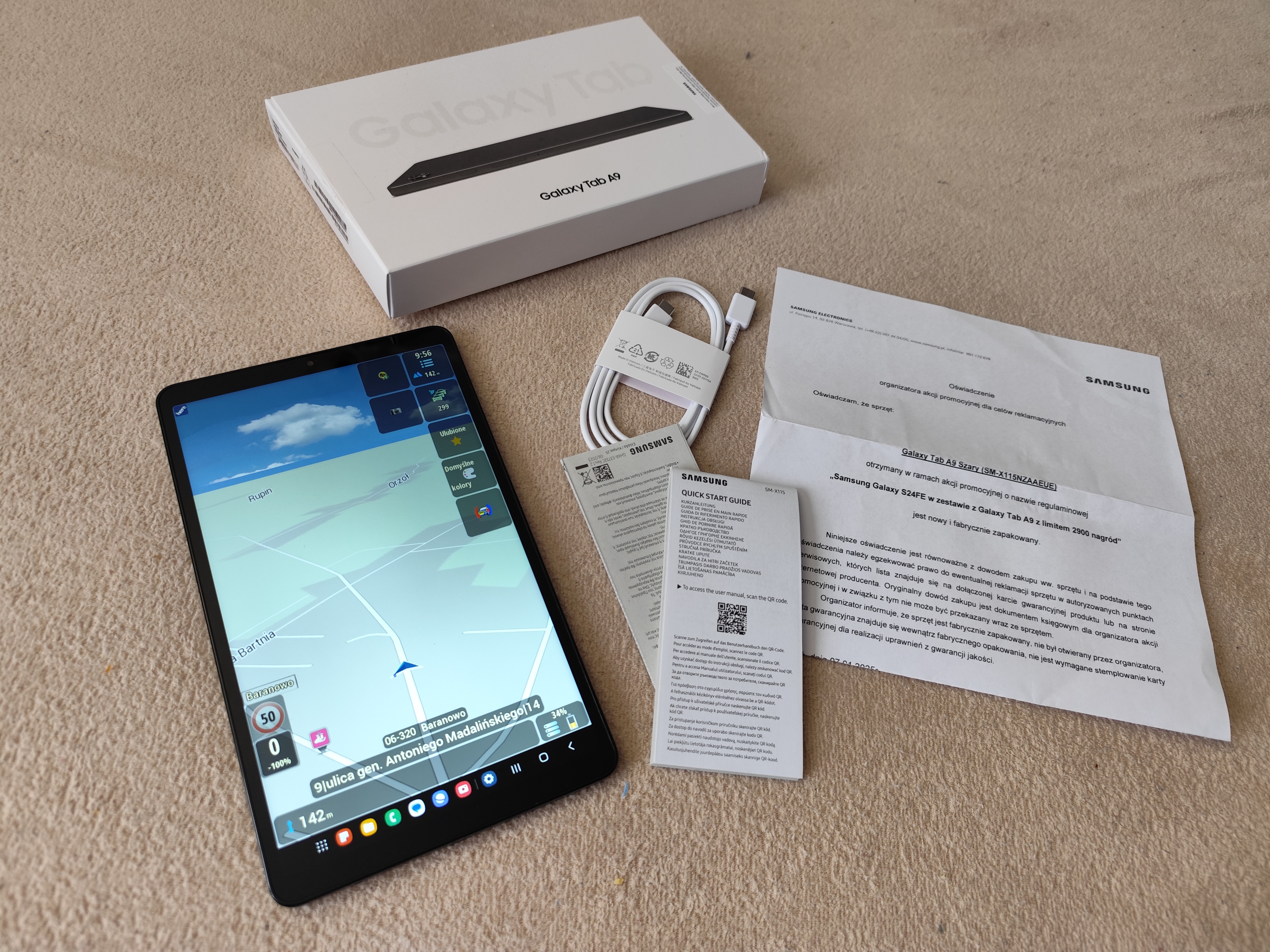 Samsung a9 4/64 plus aplikacje nawigacyjne